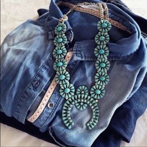 Turquoise Squash Necklace